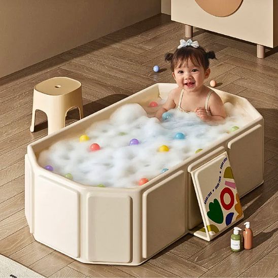 Baignoire bébé pliable "SerenityTub" confortable