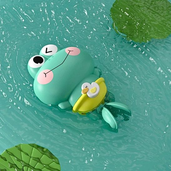 Jouet de bain pou bebe flotte sur l'eau