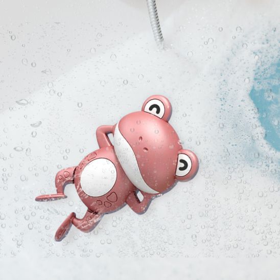 Jouet de bain enfant Grenouille Magique rose