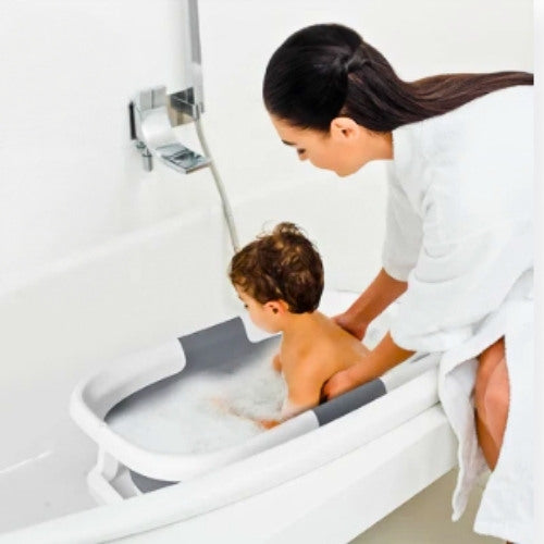 Baignoire bébé gris antidérapant