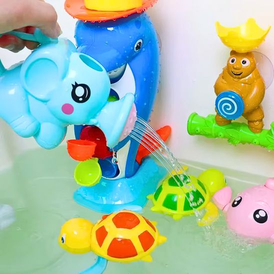 Jouet de bain bébé amusant et sécurisé – Douchéléphant