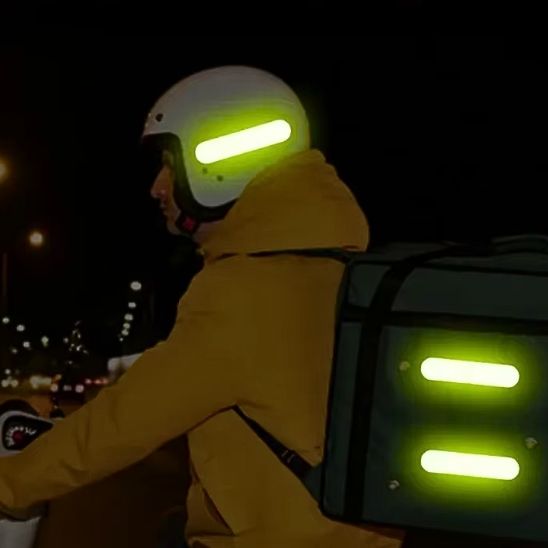 Accessoire pour poussette | NightProtect : Autocollants Anti-Collision Réfléchissants rassurantes