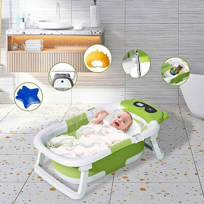 Baignoire Bébé Pliante SmartTemp™ complet