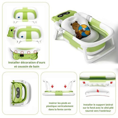 Baignoire Bébé Pliante SmartTemp™ critère