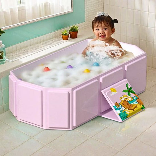 Baignoire bébé pliable | rose douceur