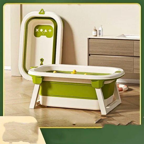 Baignoire bébé pliable siège de bain intégré compacte