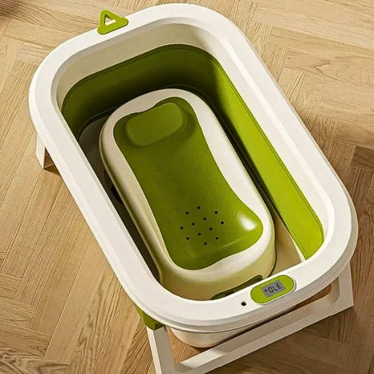 Baignoire bébé pliable siège de bain intégré