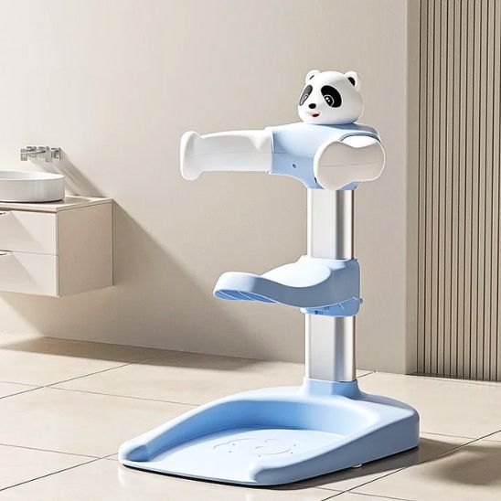 Baignoire de douche bébé bleu avec siège pour petit bébé