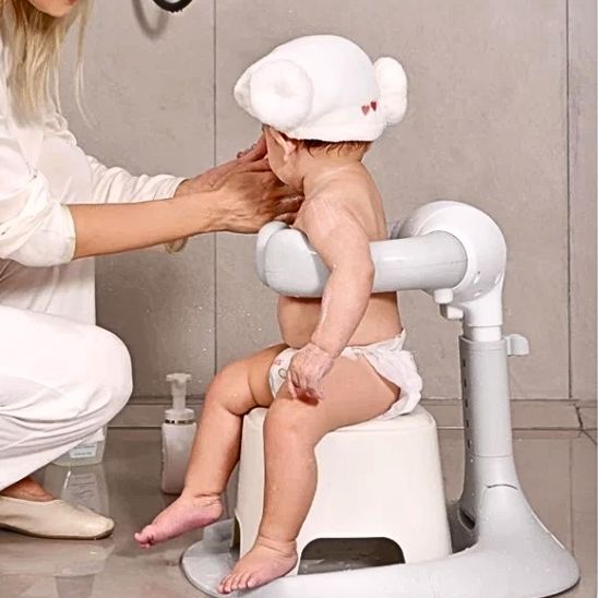 Baignoire bébé support douche antidérapant