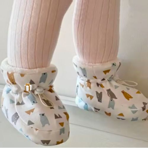 CHAUSSON BÉBÉ "MiniPas" ourson 