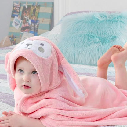 Cape de bain bébé | Sortie de bain douillette enveloppante