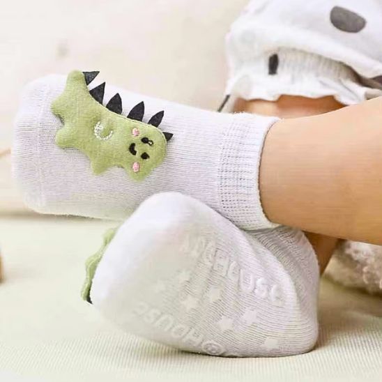 Chaussettes antidérapantes bébé ZooDoux™ confortables et respirantes