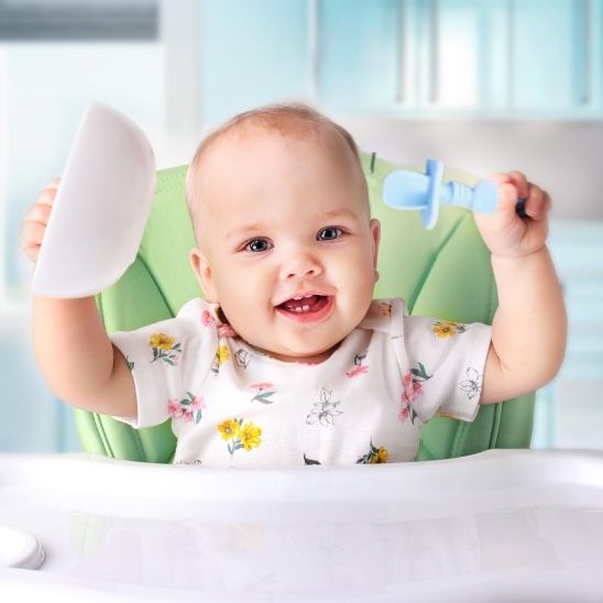 Cuillère bébé CuttieSpoon™ confiance