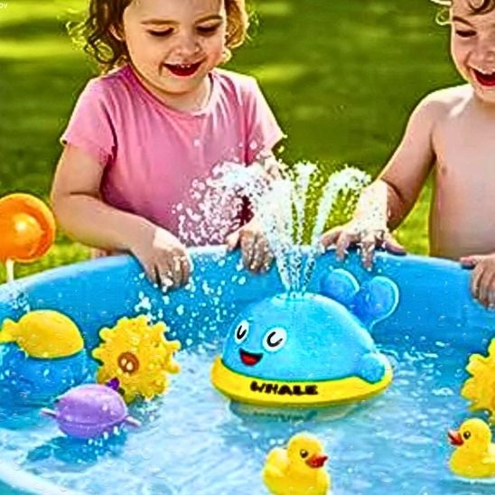 Jouet de bain baleine magique pour bébé et enfant