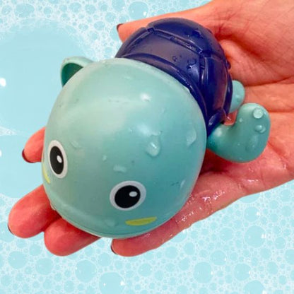 Jouet de bain bébé totue la nageuse bleu