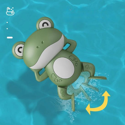 Jouet de bain enfant grenouille magique fait les mouvements avec ses pieds
