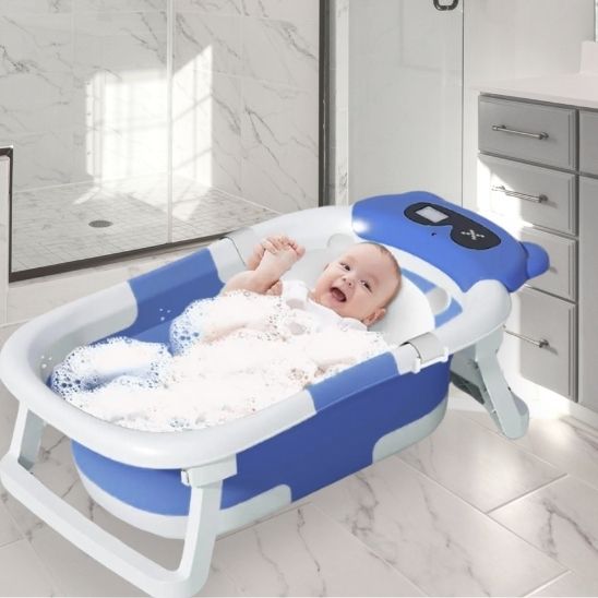 Baignoire bébé pliable bluetlity™ confort
