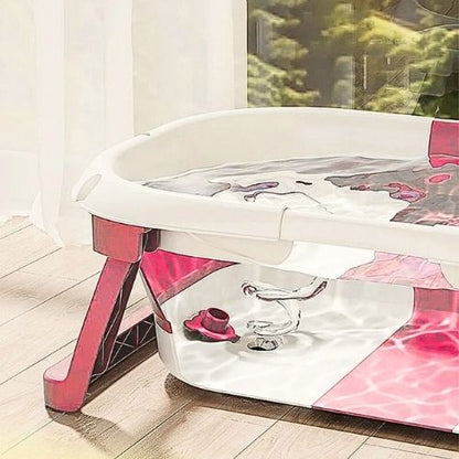 Baignoire bébé rose grand