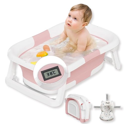 Baignoire bébé rose hygiène