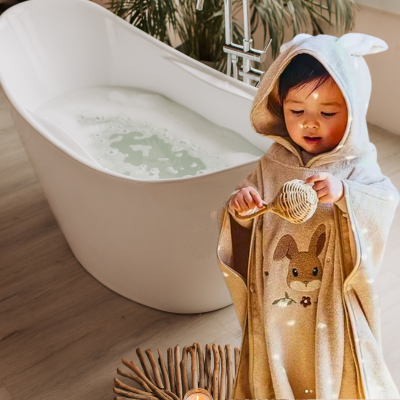 CAPE DE BAIN POUR BEBE - Rabbit™