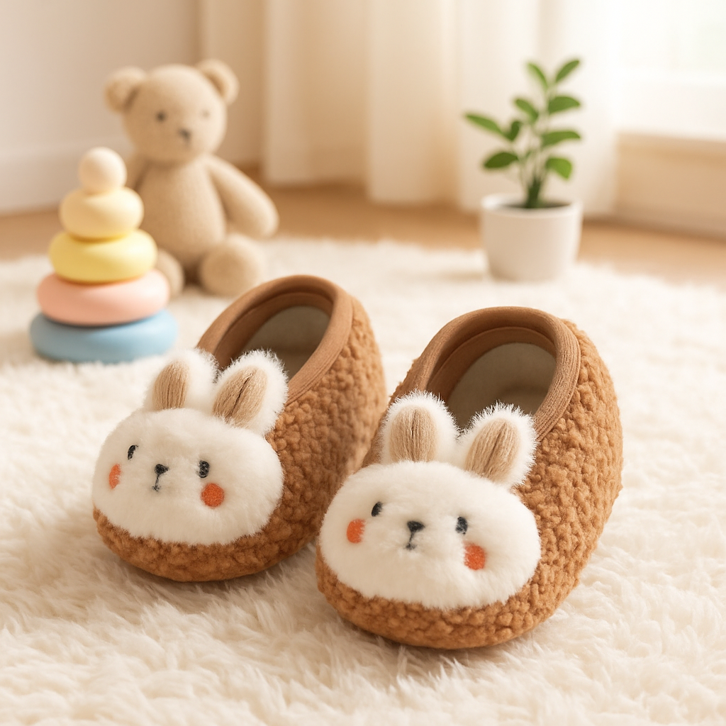 Chausson bebe MiniHug™ marron