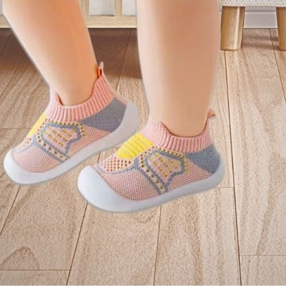 Chaussure bébé rose