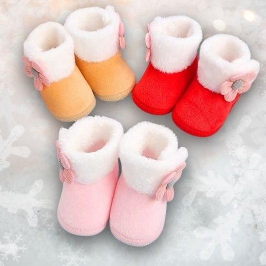 Chaussure bébé rouge pour l’extérieur 3 variétés – bottines souples automne premiers pas