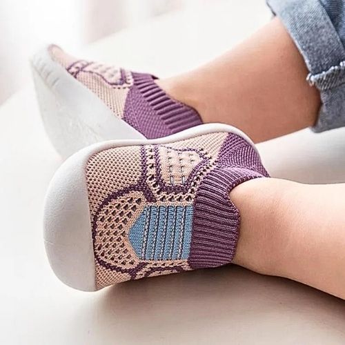 Chaussure bébé violet
