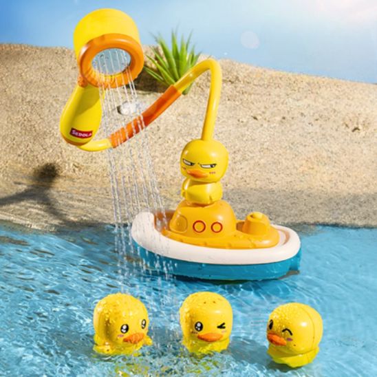 Jouet de bain bebe éveil "aquaduck"