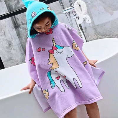 poncho-de-bain-licorne