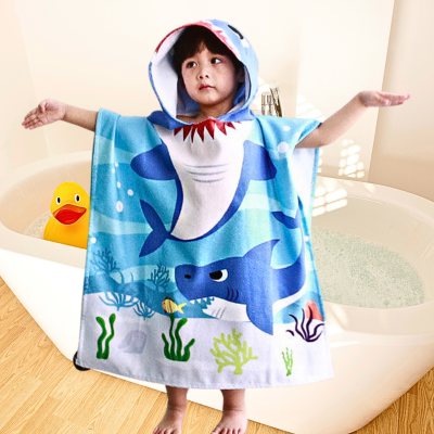 poncho-de-bain-requin