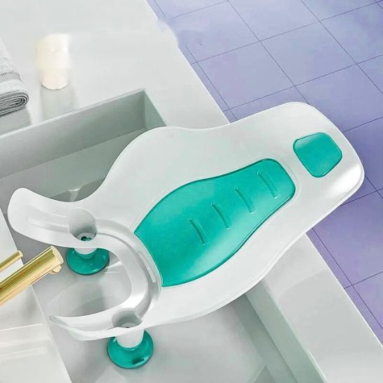 Siège de bain bébé-bleu