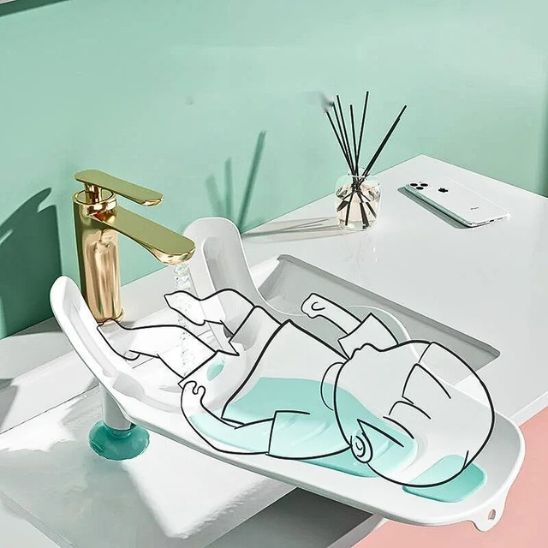 Siège de bain bébé bleu