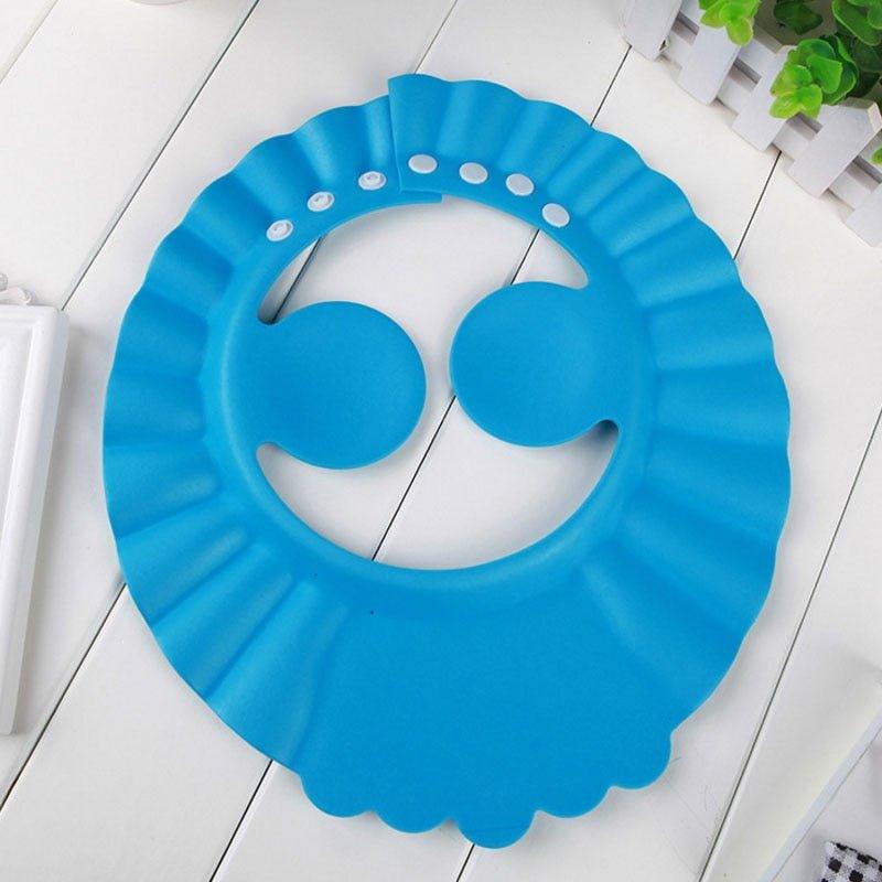 Visière de bain bébé ShampooCap™ bleu