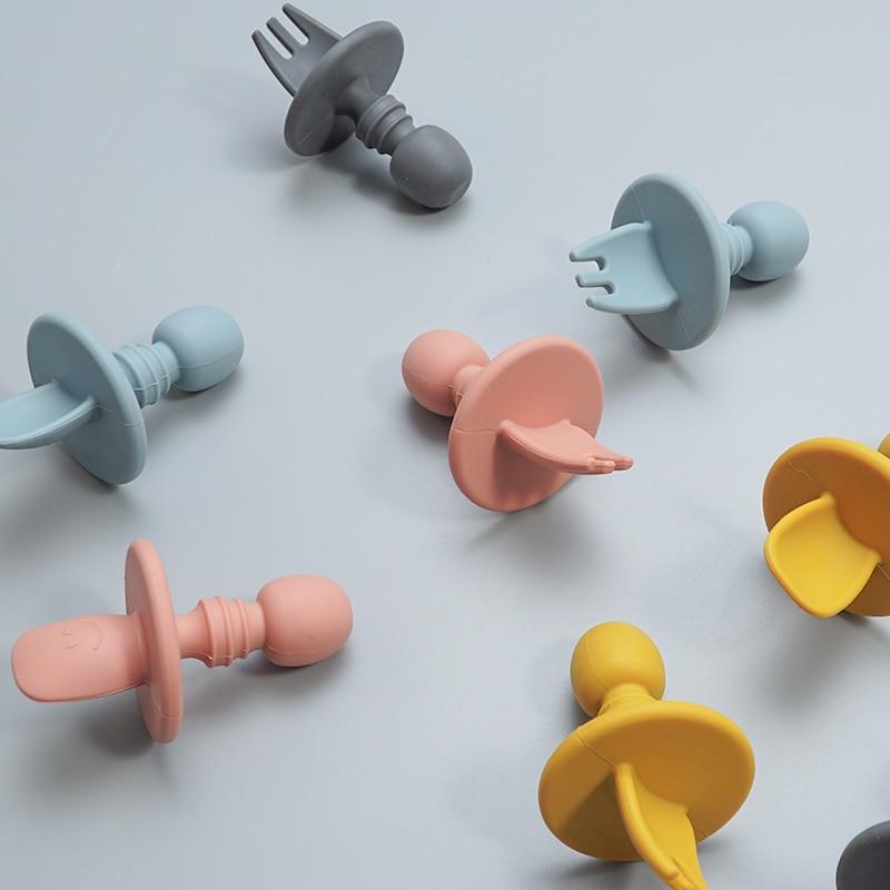 CuttieSpoon™ | Cuillère et fourchette pour bébé | Maman - youdelbaby